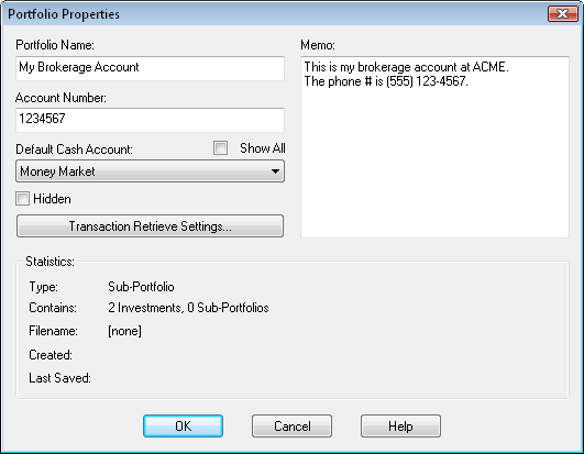 assign default cash account