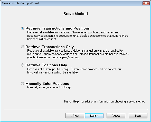 setup method